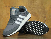 Чоловічі кросівки AD Iniki Runner Boost Grey . ТОП Репліка ААА класу., фото 3