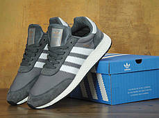 Чоловічі кросівки AD Iniki Runner Boost Grey . ТОП Репліка ААА класу., фото 2
