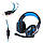 Навушники ігрові Gaming Beexcellent Headset GM-2 з мікрофоном та підсвіткою Blue, фото 3