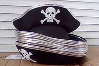 Шляпа Пират, треуголка Пиратская, Джек Воробей, Разбойника серебро, Шляпа, Унисекс