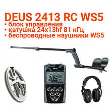 Металошукач XP Deus 24x13HF RC WS5