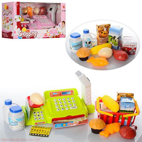 Детский кассовый аппарат супермаркет с продуктами.Свет,звук - фото 2 - id-p593320276