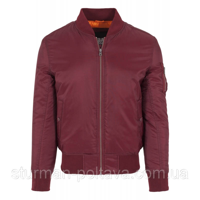 Куртка-бомбер Basic Bomber - bordo (Surplus)