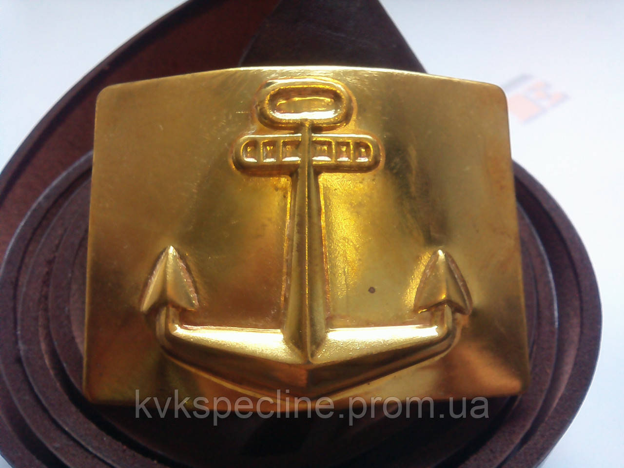 Пряжка морська Якір бляха латунна