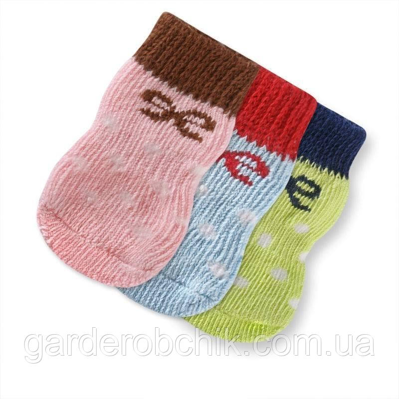 Шкарпетки для собаки "Бантик". Одяг для собак
