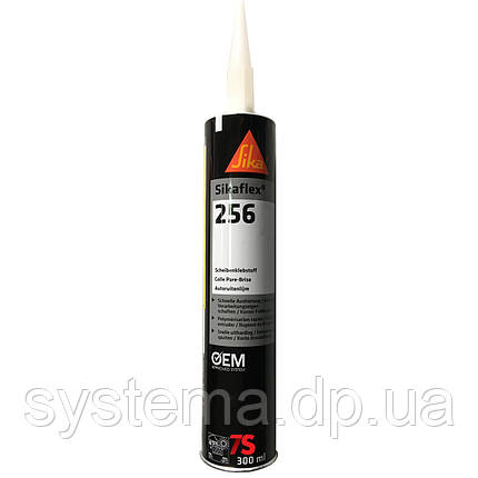 Sikaflex®-256 - поліуретановий клей для прямого скління, при заміні автомобільних стекол, 300 мл, фото 2