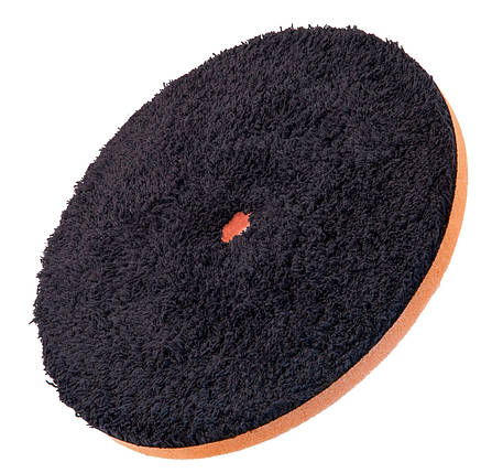 Полірувальний круг мікрофібровий — Flexipads Microfibre Cutting 200 мм. (8") чорно-жовтогарячий (MGCB8), фото 2