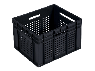 Ящики пластикові 433 x 347 x 283 для молока з перфорацією ST4328-2