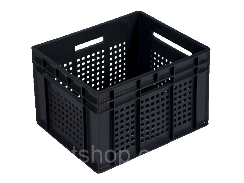 Ящики пластикові 433 x 347 x 283 для молока з перфорацією ST4328-2