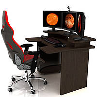 Геймерский игровой стол Igrok-2 ЛДСП Венге (Zeus ТМ)