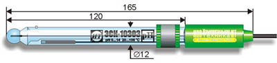 Комбінований pH-електрод ЕСК-10303 лабораторний