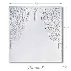 Панно з гіпсу, гіпсове панно 8