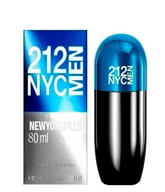 Carolina Herrera 212 NYC Men Pills туалетная вода 80 ml. (Кароліна Херрера 212 Мен Піллс)