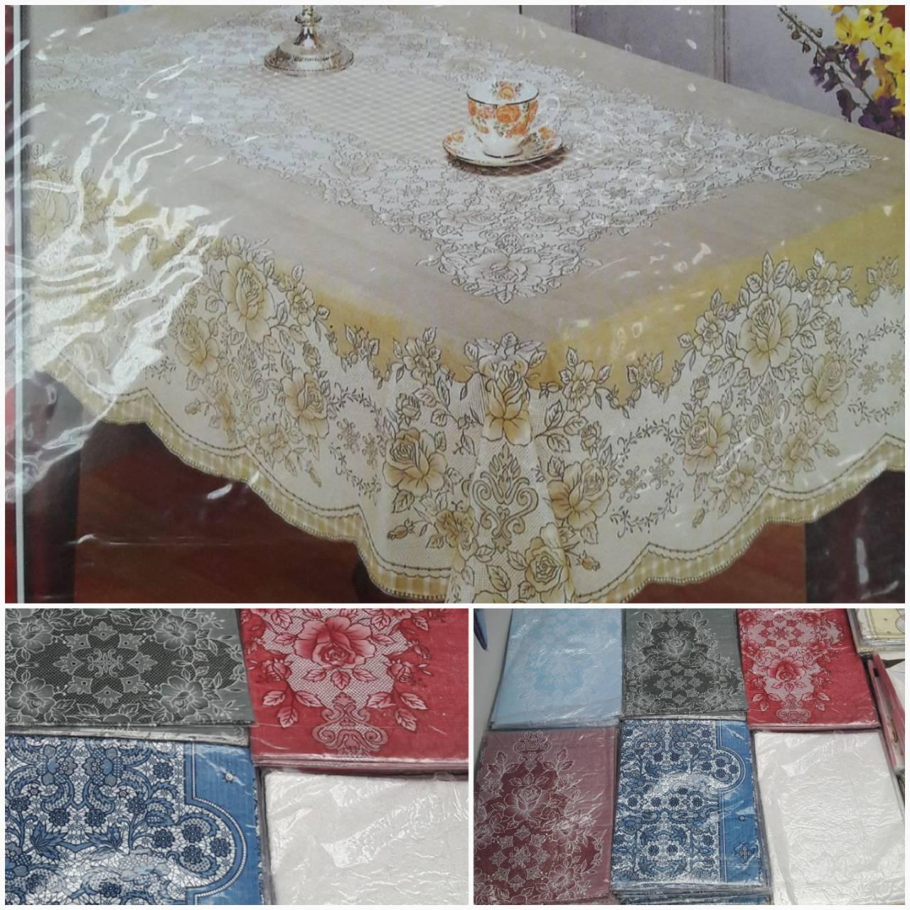 Кухонні скатертину, вініл стирол, різні забарвлення, 110х150 див., 125/100 (ціна за 1 шт. + 25 гр.)