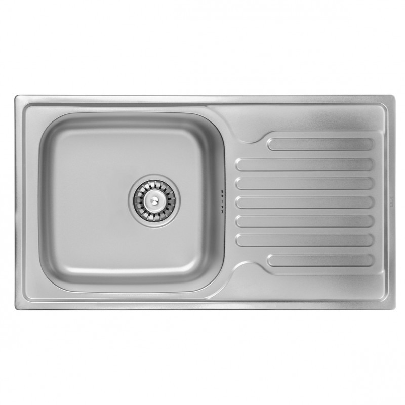 Прямокутна кухонна мийка ULA 7204 ZS Satin 08 (мийка 7843 нерж.)