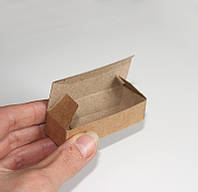 Коробка из крафт картона, 70х25х18 мм