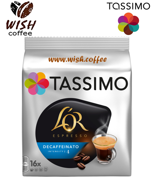 Кава в капсулах Тассимо - Tassimo l'or Decaffeinato (16 порцій)