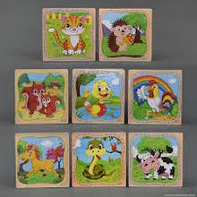 Дерев'яні пазли для малюків