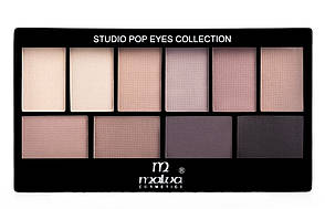 Набір тіней для повік Malva Cosmetics Eye Shadow Set Secret World (М-460-6) No 06