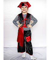 Преміум! Пірат Маскарадний Костюм для хлопчика, Комплектація 6 Елементів, Розміри 3-8 років, Україна
