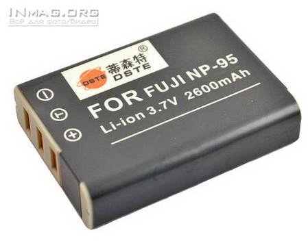 Акумулятор для фотоапарата Fujifilm NP-95, 2600 mAh., фото 2