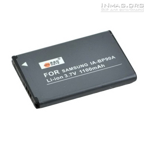 Акумулятор для фотоапарата Samsung IA-BP90A, 1100 mAh.