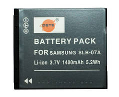 Акумулятор для фотоапарата Samsung SLB-07A, 1400 mAh.