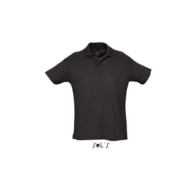 

Рубашка поло мужская SOLS SUMMER II-11342 Чёрный, XXL