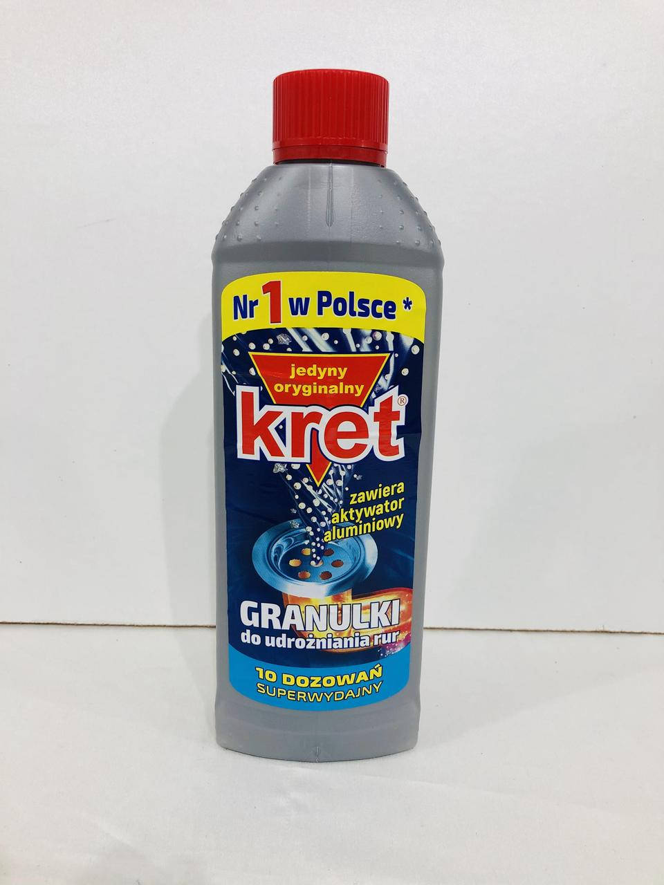 

Для прочищення труб і каналізації Kret гранули 400гр