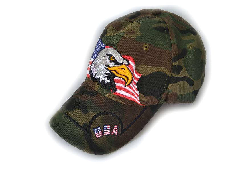 

Кепка USA, зеленый камуфляж, Зелёный