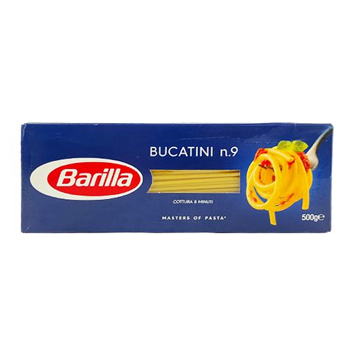 

Макарони Барілла №9 Букатіні Barilla Bucatini 500g 24шт/ящ (Код : 00-00003560)