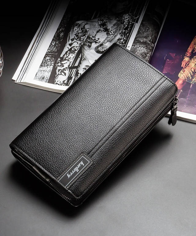 

Мужской Кошелек Портмоне Baellerry Gross (1001) ЧЕРНЫЙ, ИСКУССТВЕННАЯ КОЖА, НА МОЛНИИ, 22Х13СМ! Улучшенный, Разные цвета