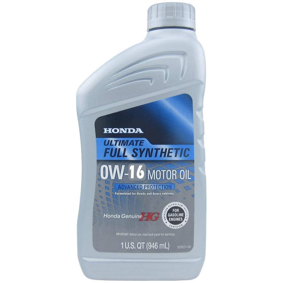 

Honda HG Ultimate Synthetic 0W-16 0.946 л. (087989062)