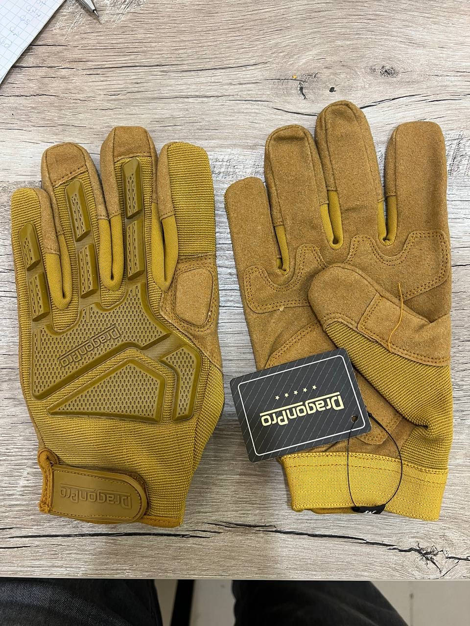 

Тактические перчатки Gragon Pro 3 размер L звезды (койот) -тактичні рукавички Gragon Pro койот