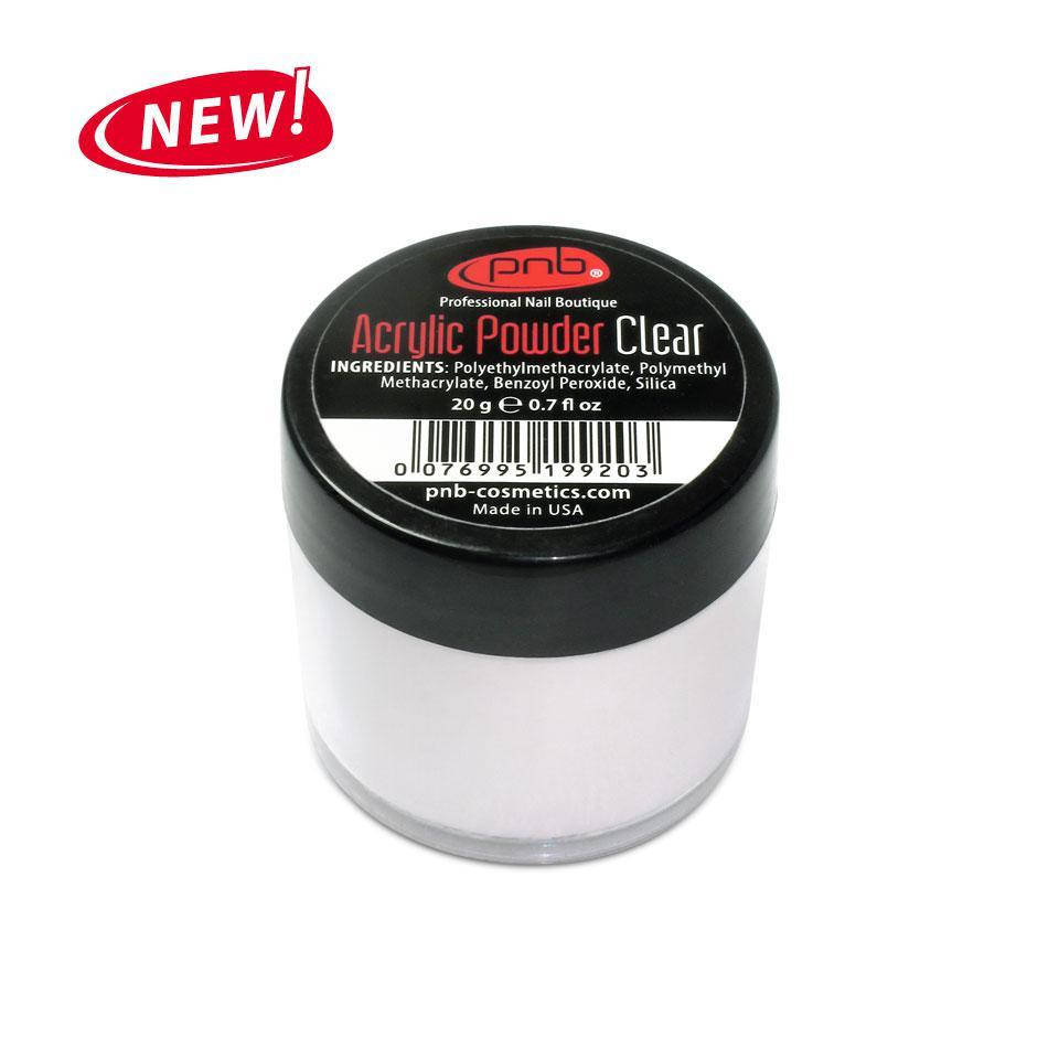 

АКРИЛОВАЯ ПУДРА PNB ACRYLIC POWDER CLEAR (ПРОЗРАЧНАЯ), 20 Г, Розовый