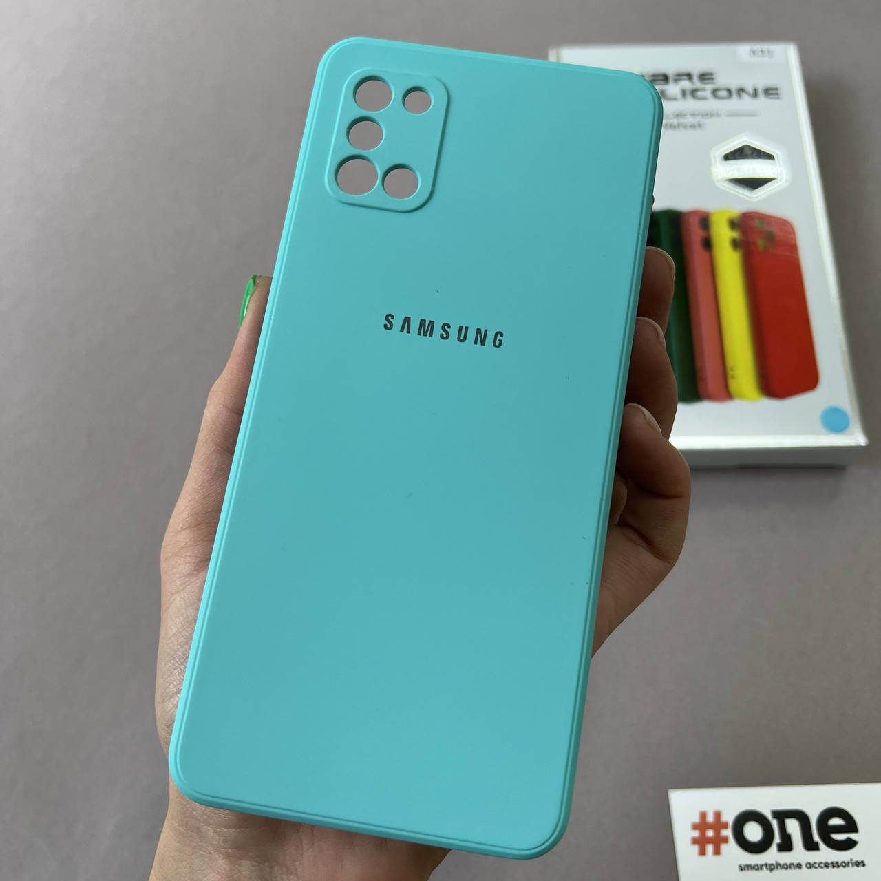 

Чехол для Samsung Galaxy A31 с микрофиброй защитой для камеры чехол на телефон самсунг а31 бирюзовый S1Q