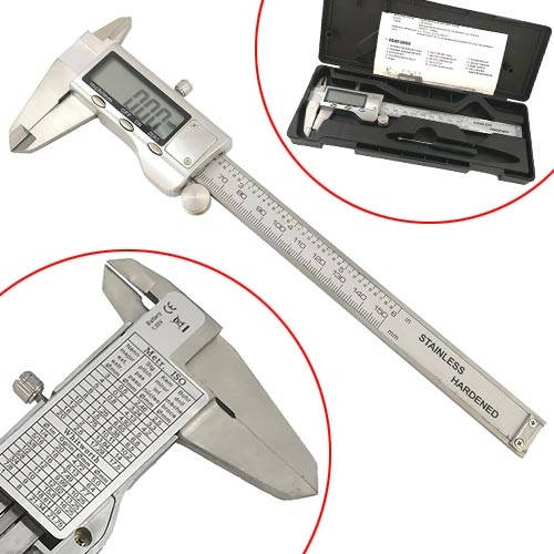 

Штангенциркуль цифровой электронный 150мм 0.01 мм в футляре, металл 2000-04819