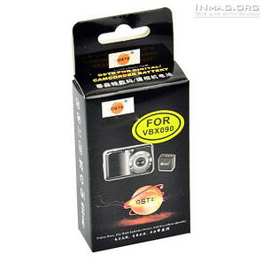 Акумулятор для фотоапарата Panasonic DMW-VBX090, 1400 mAh., фото 3