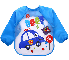 Слинявчик з рукавами для творчості Beep! без кишені (02239)