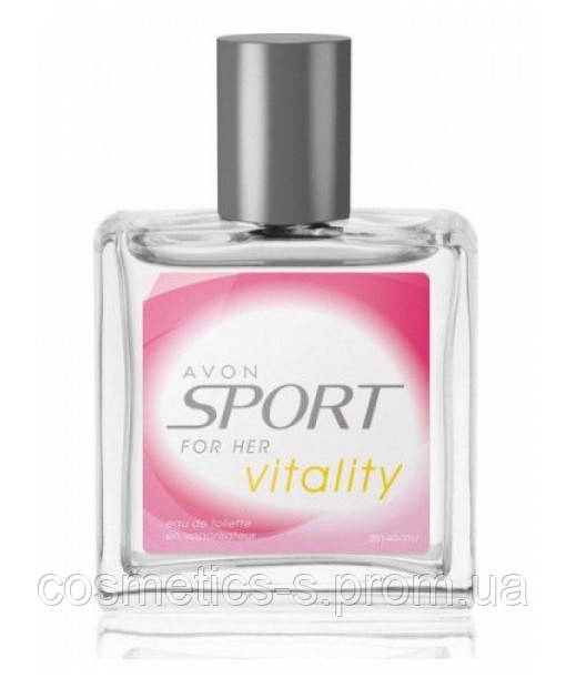 Туалетна вода жіноча Sport for Her Vitality, Avon, Спорт Віталіті Ейвон, 79212, 50 мл