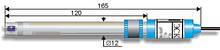 Комбінований pH-електрод ЕСК-10609 з вбудованим термодатчиком