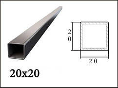 Труба профільна 20x20x2
