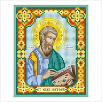Схема для вышивки бисером "Икона "Святой апостол Матфей"