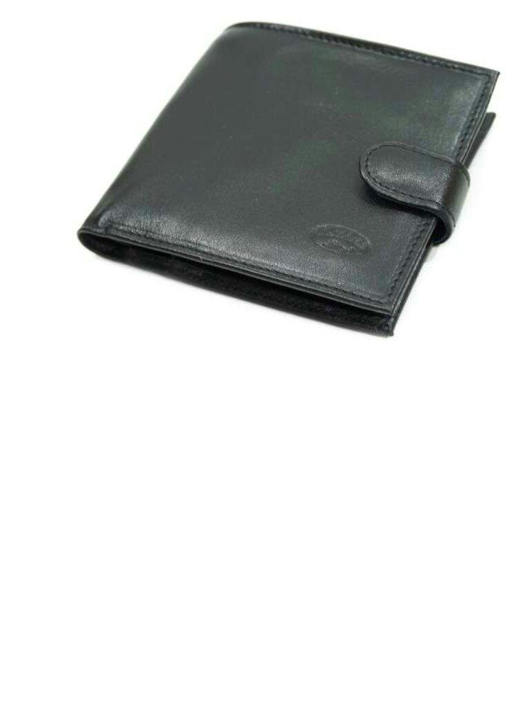 Чоловічий шкіряний гаманець катана чорний 553036