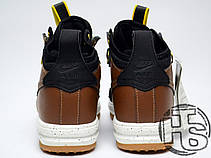 Чоловічі кросівки Nike Lunar Force 1 Duckboot Black Light British Tan Gold 805899-004, фото 5