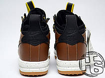 Чоловічі кросівки Nike Lunar Force 1 Duckboot Black Light British Tan Gold 805899-004, фото 2