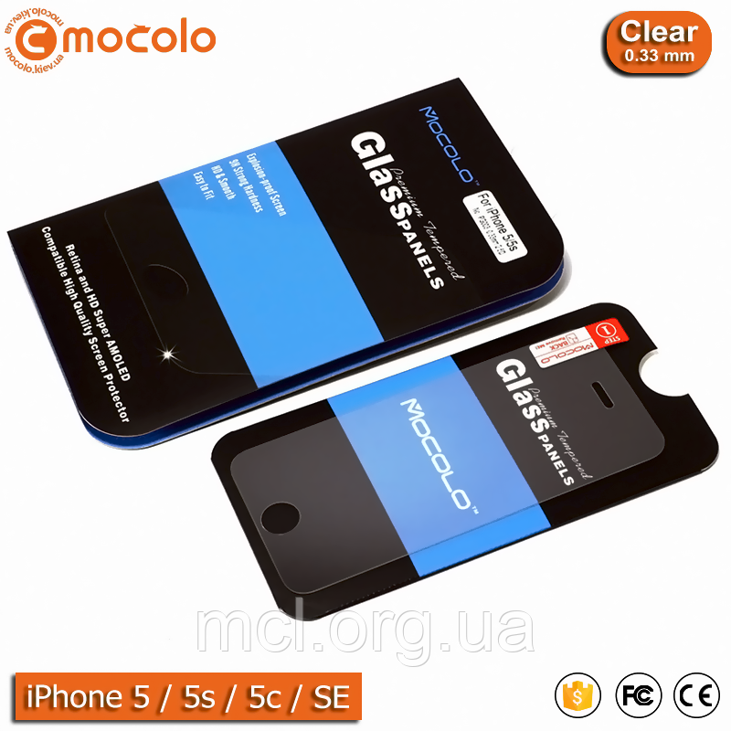 Захисне скло Mocolo iPhone 5/5s/5c/SE