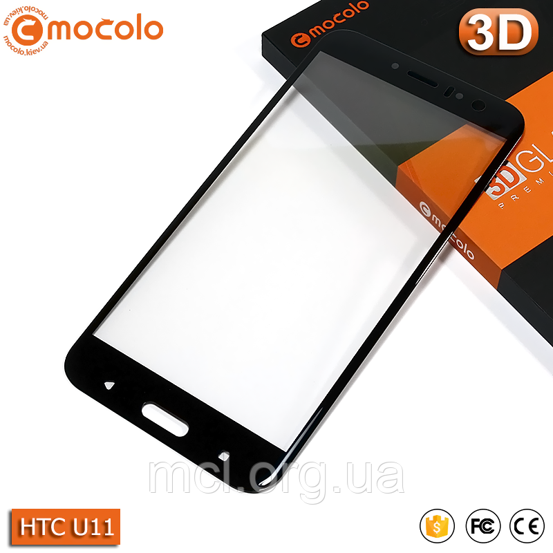Захисне скло Mocolo HTC U11 3D (Black)