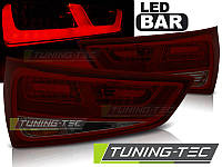 Фонари Audi A1 8X (10-14) тюнинг Led оптика (темно красная)