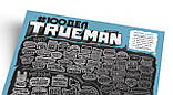 Мотиваційний скретч постер 100 справ Trueman edition подарунок, фото 3